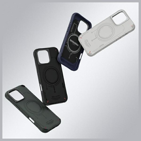 Skinarma etui Mecha iPhone 16 Pro Max 6.9" Magnetic Charging czarny/black