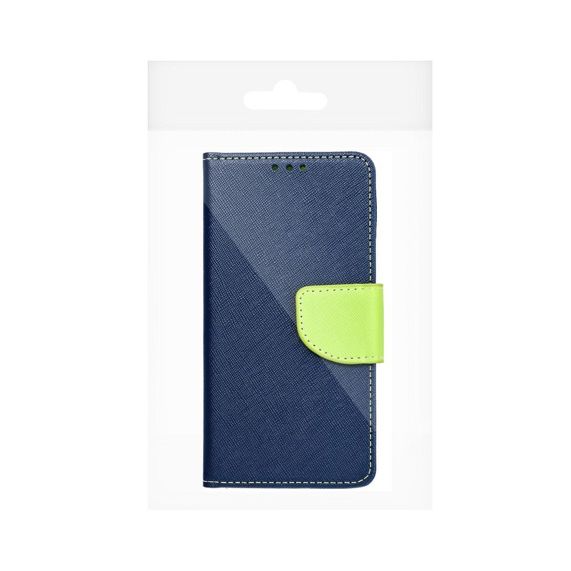 Kabura Fancy Book do  XIAOMI Redmi 9 granatowy / limonka