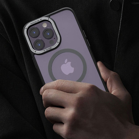 Futerał X-ONE Dropguard Magnetic Case Air (kompatybilny z MagSafe) - do Apple iPhone 14 Pro Max czarny