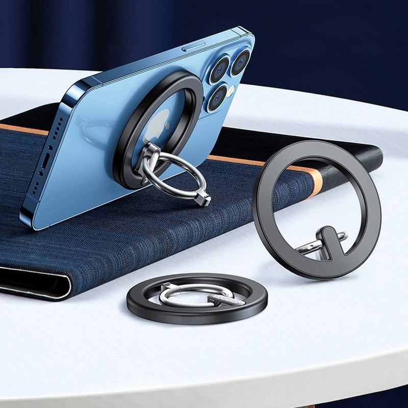 Joyroom Kit multifunktionaler magnetischer Autohalter Ring Telefonhalterung schwarz (JR-ZS294)