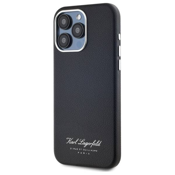 Etui Karl Lagerfeld Hotel RSG na iPhone 15 Pro Max  - czarne
