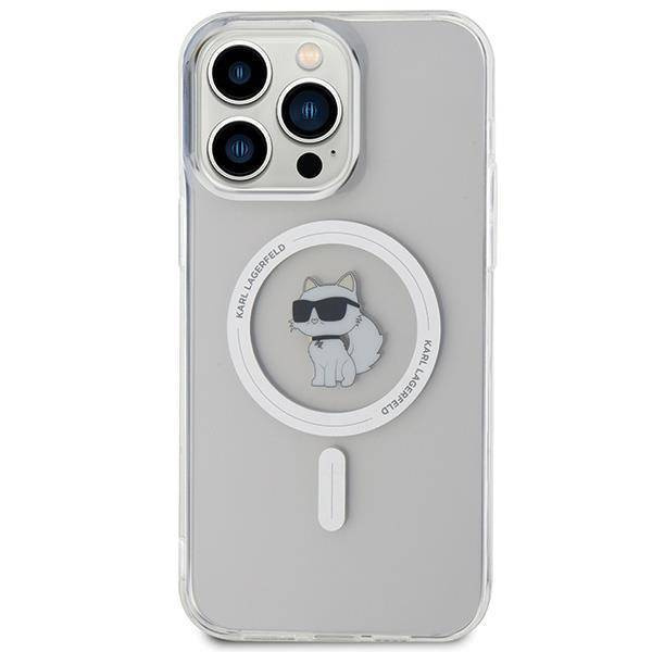 Karl Lagerfeld IML Choupette MagSafe case for iPhone 15 Pro Max - transparent