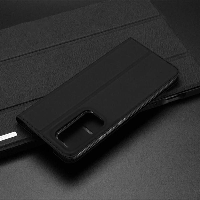 Schutzhülle VIVO Y01 / Y15S mit einem Flip Dux Ducis Skin Leder schwarz