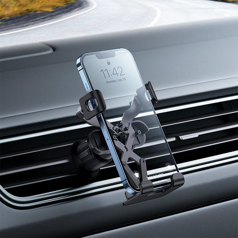 Baseus Gravity Air Vent Autotelefonhalter (Air Outlet Version) schwarz (SUWX010001)
