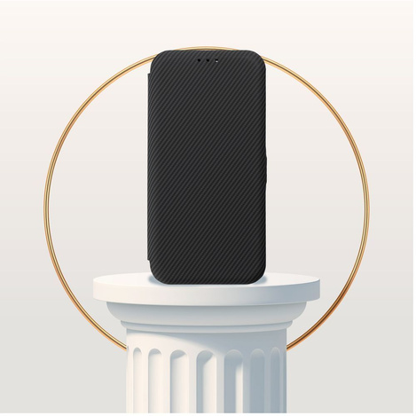 Kabura FOLIO Side Magnet do IPHONE 16 PRO MAX czarny