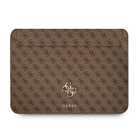 Guess Sleeve GUCS13G4GFBR 13" brązowy /brown 4G Big Logo