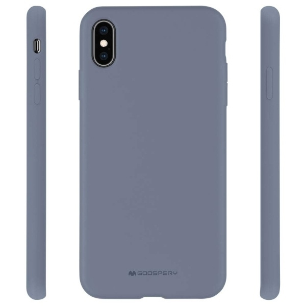 MERCURY SILICONE CASE IPHONE 15 PLUS (6.7), LAVENDER GRAY / LAWENDOWY