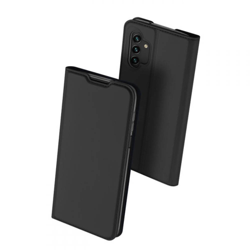 Schutzhülle VIVO Y01 / Y15S mit einem Flip Dux Ducis Skin Leder schwarz