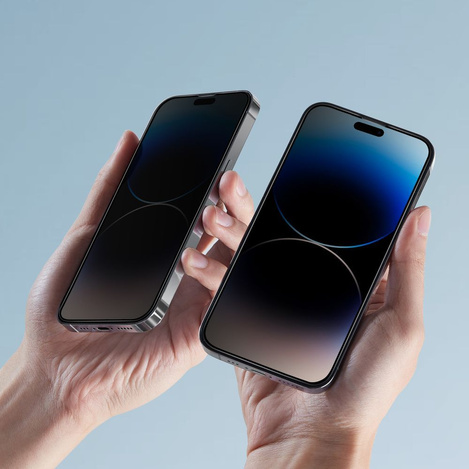 Gehärtetes Glas APPLE IPHONE 15 PRO Hofi Anti Spy Glass Pro+ Privacy