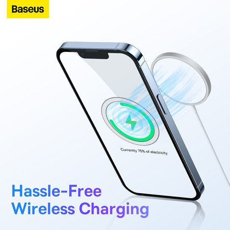 Baseus Halo Series Magnetring (2 Stück / Packung) silber (PCCH000012)