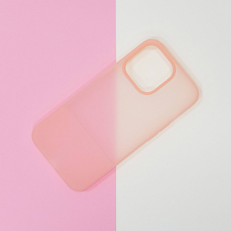 Kingxbar Plain Series Hülle für iPhone 13 Pro Max Silikonhülle Pink
