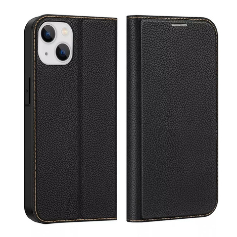 Dux Ducis Skin X2 Hülle für iPhone 14 Plus Hülle mit Magnetklappe schwarz