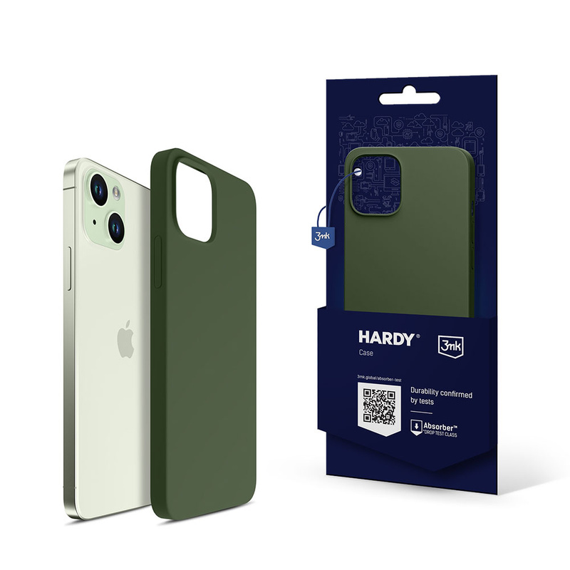 Apple iPhone 15 Plus – 3mk Hardy Silikon MagCase Alpine Green