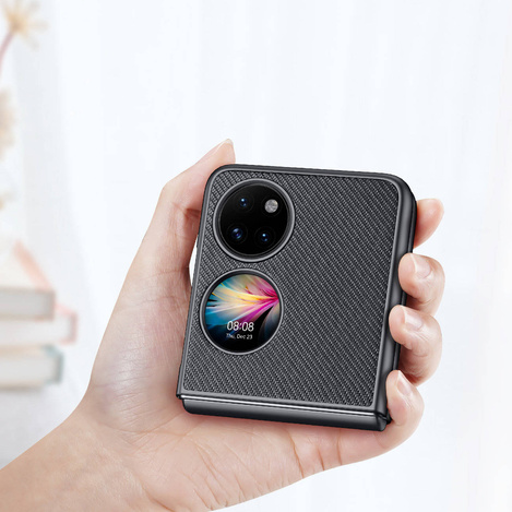Dux Ducis Fino Hülle Hülle Nylonmaterial Huawei P50 schwarz