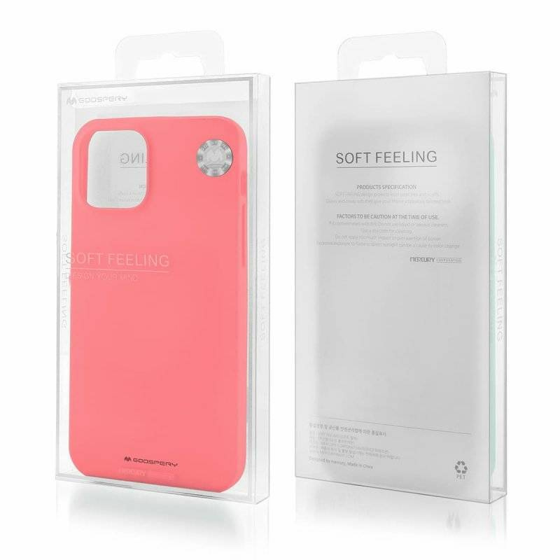 Schutzhülle SAMSUNG GALAXY A33 5G Mattes Silikon Mercury Soft Jelly hell-pink
