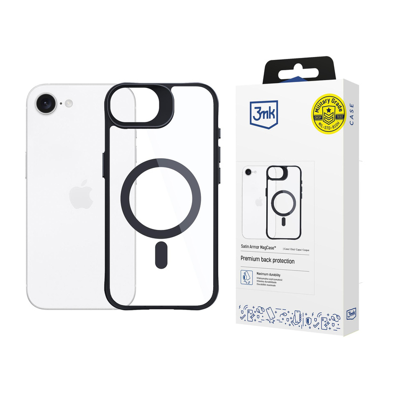 Apple iPhone SE 4 - 3mk Satin Armor MagCase