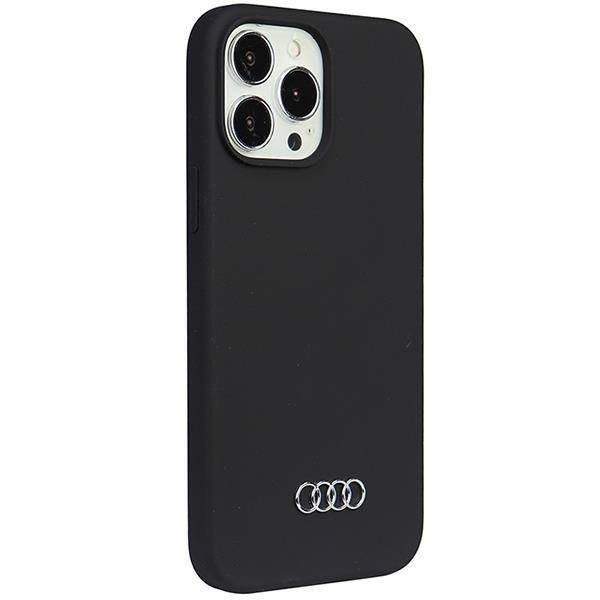 Audi Silicone Case iPhone 13 Pro Max 6.7&quot; black/black hardcase AU-LSRIP13PM-Q3/D1-BK