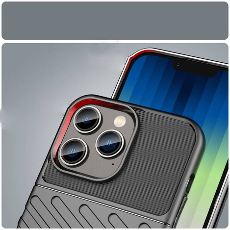 Schutzhülle IPHONE 14 PRO Nexeri Thunder Case schwarz