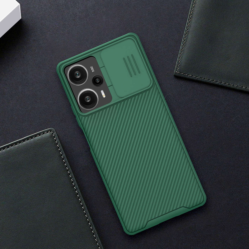 Xiaomi Redmi Note 12 Turbo / Xiaomi Poco F5 Armor Case mit Kameraabdeckung Nillkin CamShield Pro Case – Schwarz