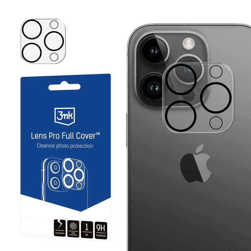 Apple iPhone 15 Pro/15 Pro Max – 3mk Lens Pro Full Cover