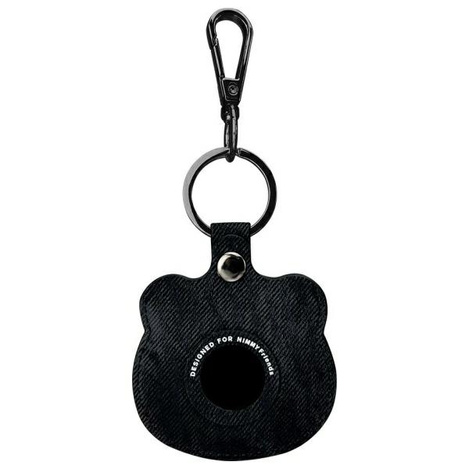 Nimmy Zestaw 3w1 torebka na telefon + portfel + etui na lokalizator czarny/black Big Eyed Pet 2.0 Panda