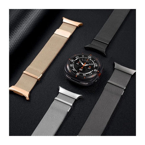 DUX DUCIS pasek MILANESE magnetyczny ze stali nierdzewnej 47 mm czarny