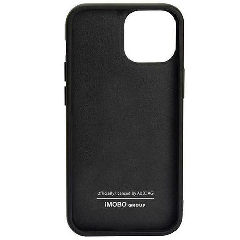 Audi Carbon Fiber Stripe iPhone 12/12 Pro 6,1&quot; schwarz/schwarz Hardcase AUS-TPUPCIP12P-R8/D1-BK