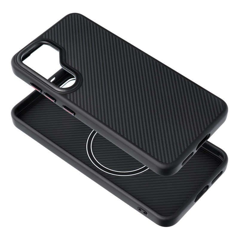 Carbon Elite Mag Cover kompatybilny z MagSafe pasuje do SAMSUNG S25 PLUS czarny