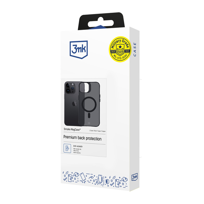 3MK Smoke MagCase iPhone 14 Pro 6.1"
