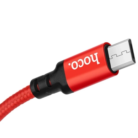 HOCO cable X14 Micro USB 3.1A 2M Red