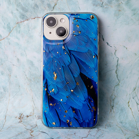 Nakładka Gold Glam do Samsung Galaxy A35 5G Blue