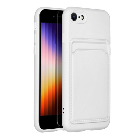 Futerał CARD CASE do IPHONE 7 / 8 / SE 2020 / SE 2022 biały