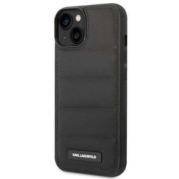 Karl Lagefeld nakładka do iPhone 14 6,1" KLHCP14SPSQAK czarna hardcase Puffy Elongated Logo