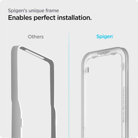 Spigen szkło hartowane ALM Glass FC 2-pack do iPhone 13 / 13 Pro czarne