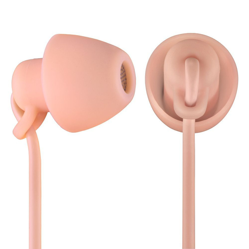 THOMSON słuchawki przewodowe Jack 3,5 mm z mikrofonem EAR3008 jasno różowe