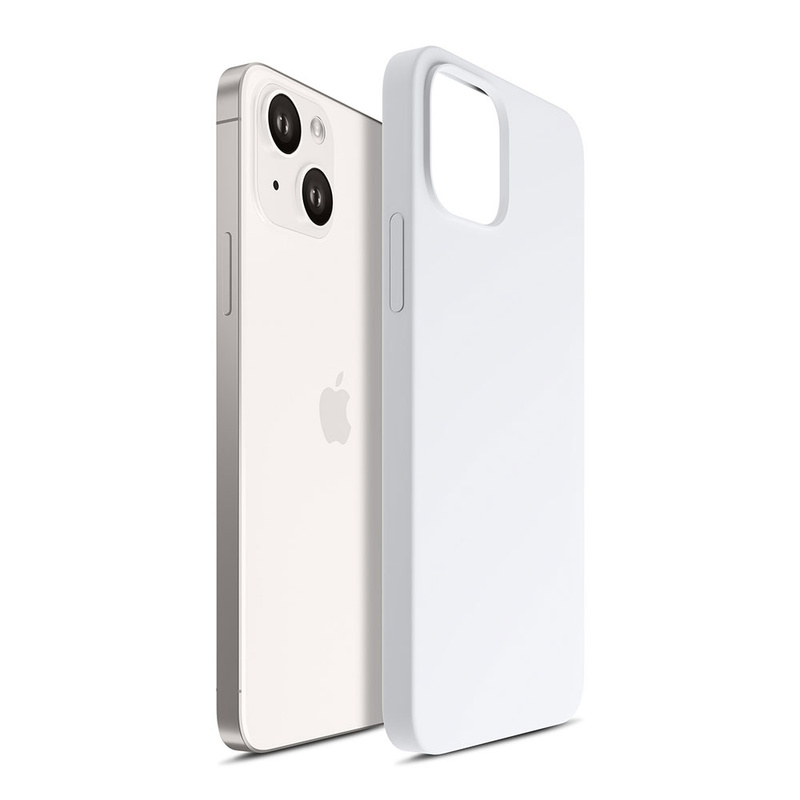 Apple iPhone 14 Plus - 3mk Hardy Silicone MagCase White