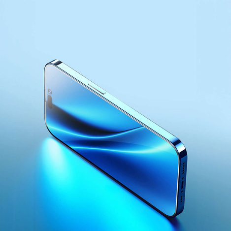 Baseus Vollbild-Hartglas für iPhone 12 Pro Max mit Lautsprecherabdeckung 0,4 mm + Montageset