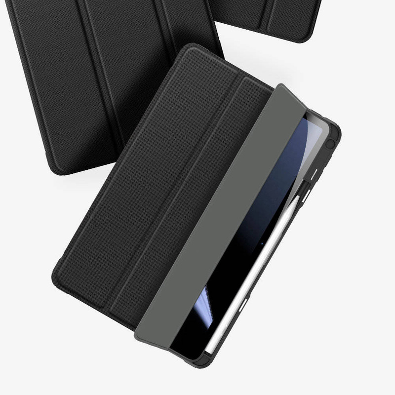 Dux Ducis Toby Armored Flip Smart Case für Oppo Pad mit Stifthalter Schwarz