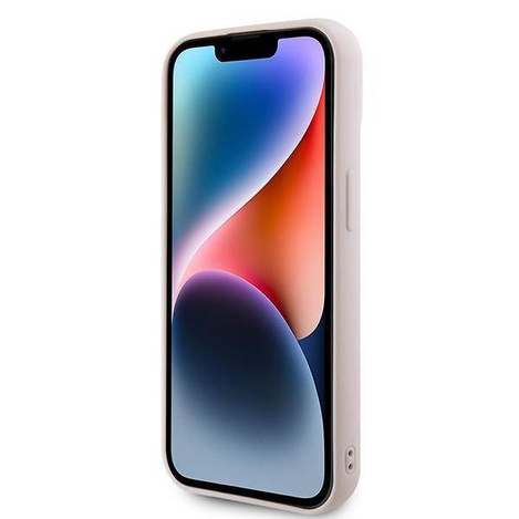 Karl Lagerfeld nakładka do iPhone 15 6,1" KLHCP15S3DMBKCP różowe HC 3D Logo Glitter