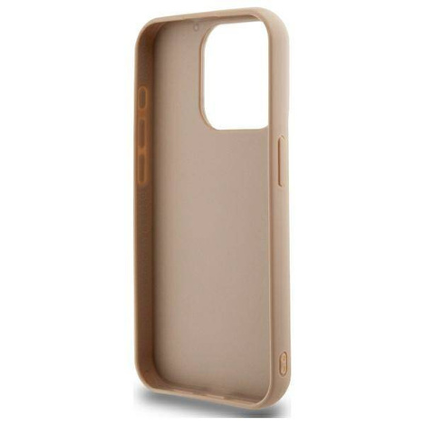 Original Case IPHONE 15 PRO MAX DKNY Quilted Stack Logo (DKHCP15XPQDSLE) beige