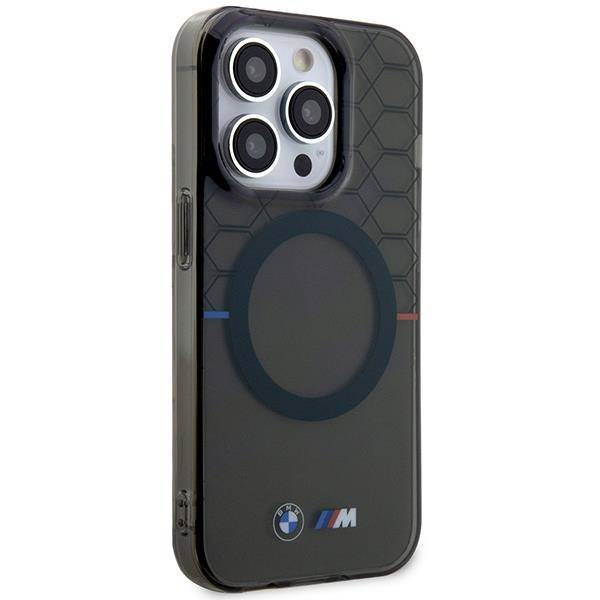 Case BMW BMHMP14LHGPK iPhone 14 Pro 6.1&quot; Grey/Grey Pattern MagSafe