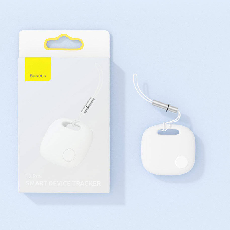 Baseus T2 Pro Smart GPS Locator for Baby Purse Keys White (FMTP000002)