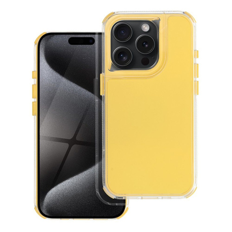 Futerał MATRIX do IPHONE 16 PLUS żółty