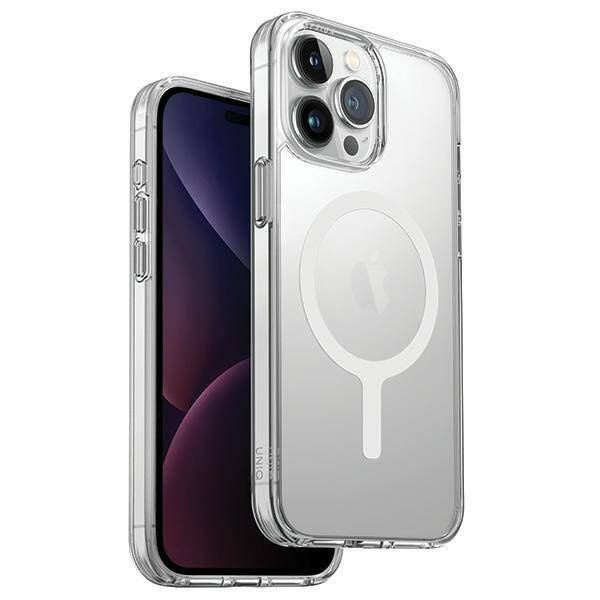 Uniq LifePro Xtreme Magclick Ladehülle für iPhone 15 Pro Max – transparent