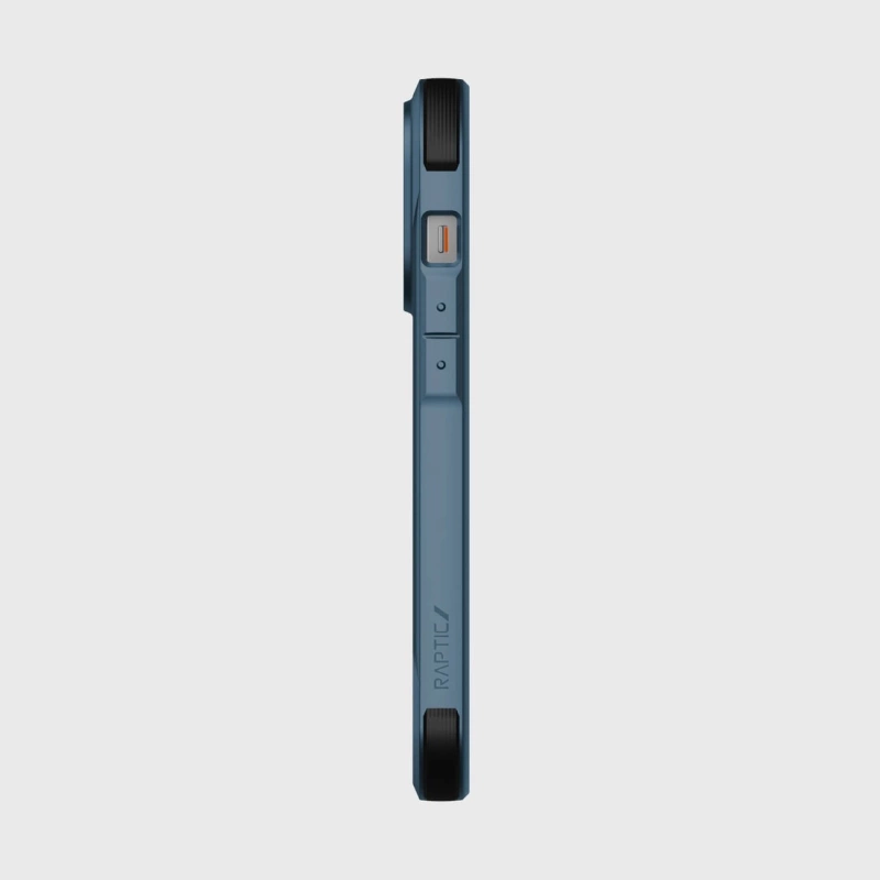 Raptic X-Doria Fort Case iPhone 14 Pro mit gepanzerter blauer MagSafe-Hülle