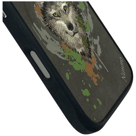 Etui Nimmy Wilk MagSafe do iPhone 16 Pro  ciemnoszary