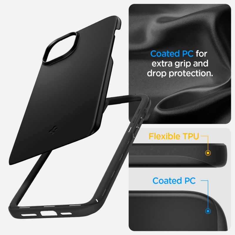 Spigen THIN FIT IPHONE 15 BLACK
