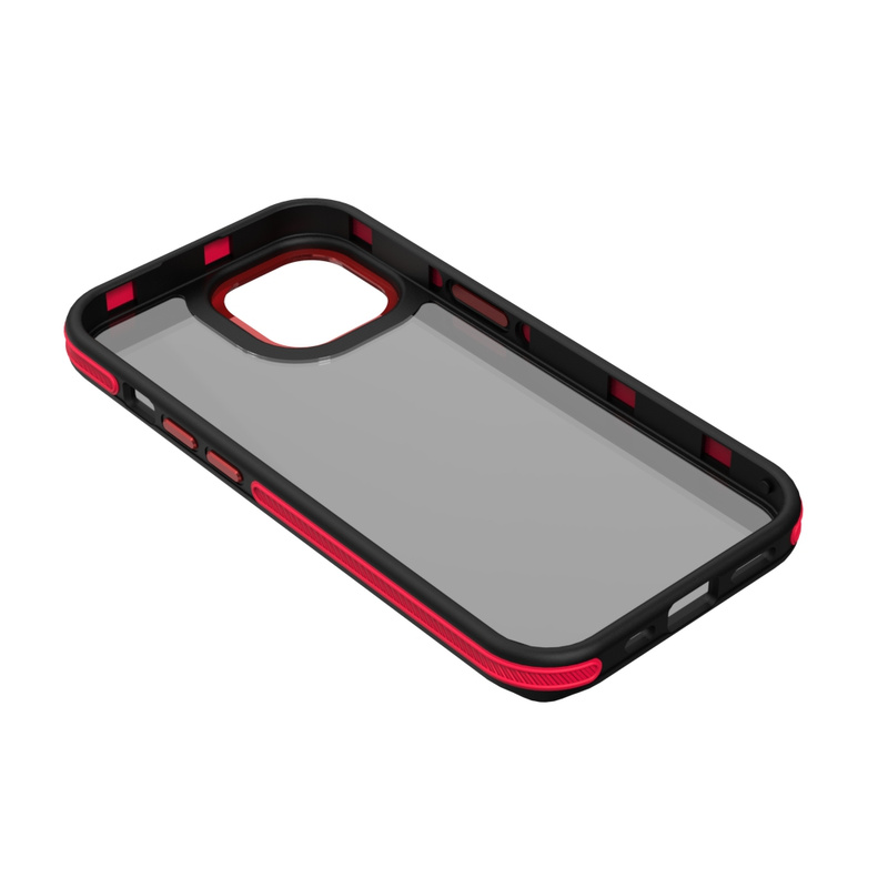 Nakładka Crystal Black do iPhone 16 Plus 6,7" czerwona
