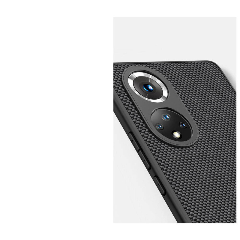 Nillkin Textured Case a durable reinforced case with a gel frame and nylon on the back Honor 50 Pro black