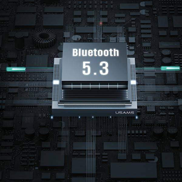 USAMS Słuchawki Bluetooth 5.3 TWS X-Don Series Dual mic ENC bezprzewodowe fioletowy/purple BHUXD03 (USAMS-XD18)